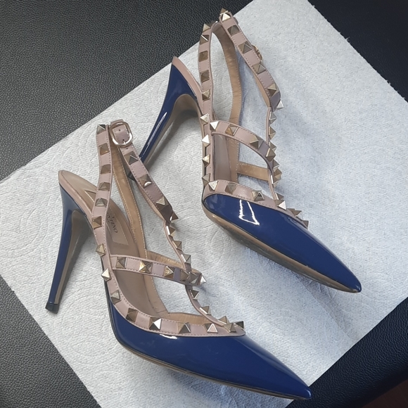 Authentic Valentino Rockstud pumps ankle strap - Picture 6 of 6